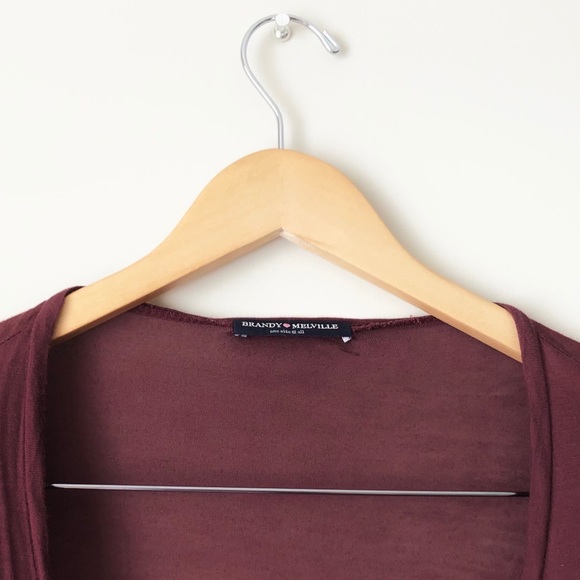 ⭐️5/$25 | BRANDY MELVILLE | Button-Down Cardigan top - Picture 2 of 3